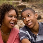 Teen and Parent Connecting
